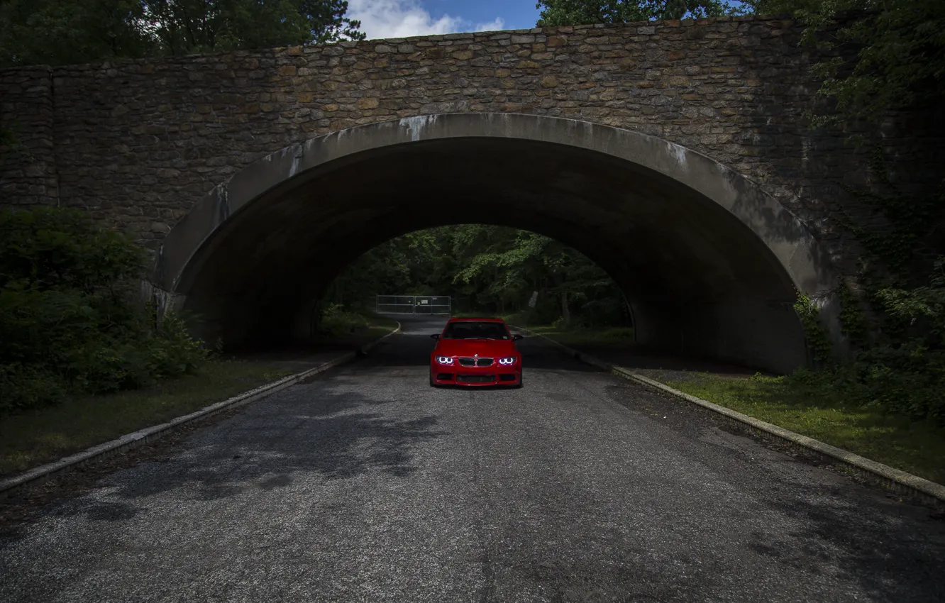 Photo wallpaper Bridge, Road, E90, M3