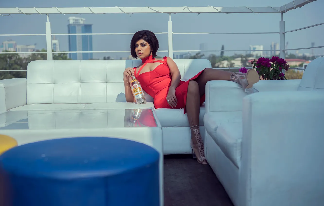 Photo wallpaper girl, hot, sexy, eyes, smile, beautiful, figure, model