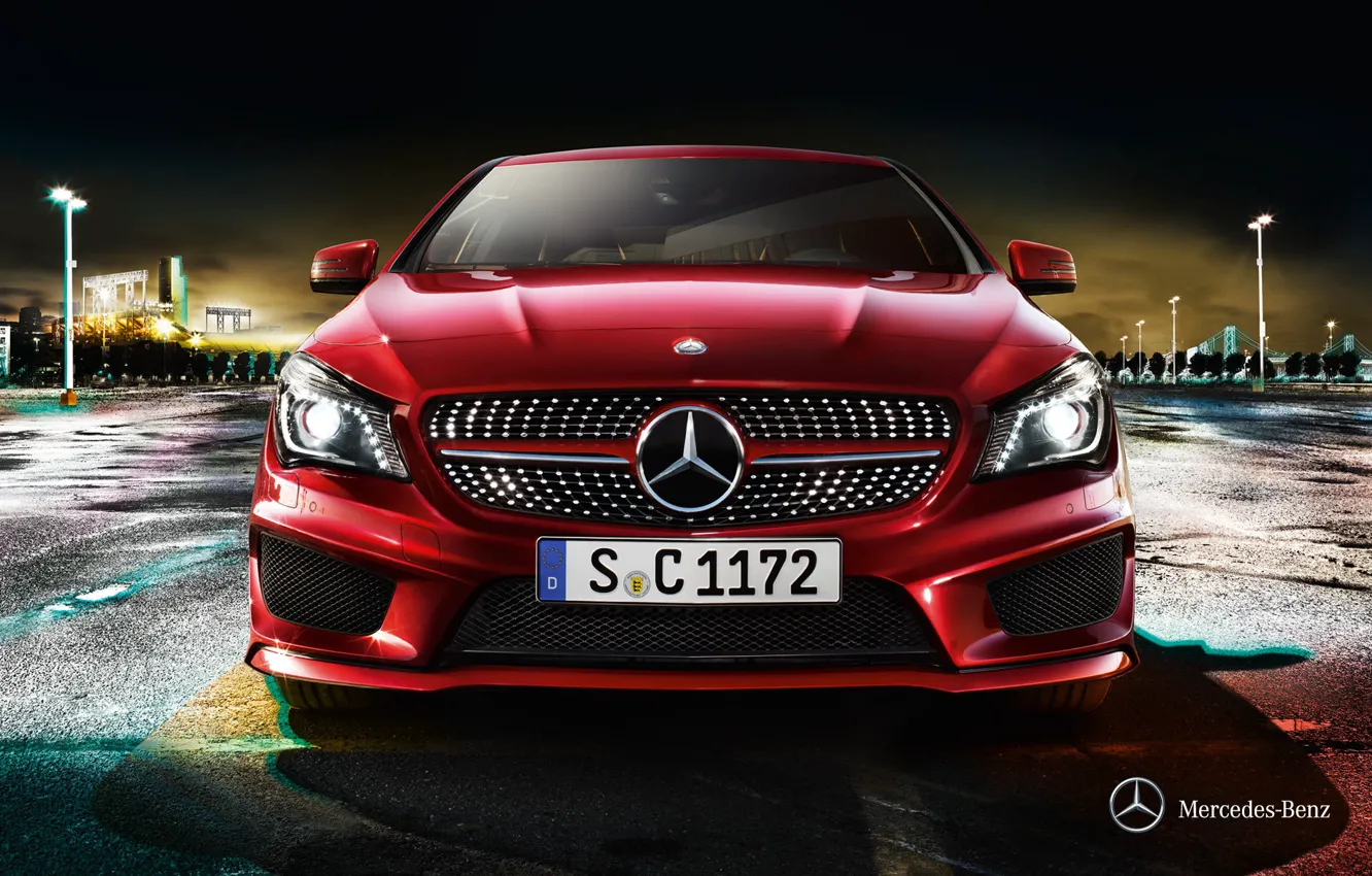 Photo wallpaper Mercedes-Benz, 2012, Mercedes, CLA-class, x117