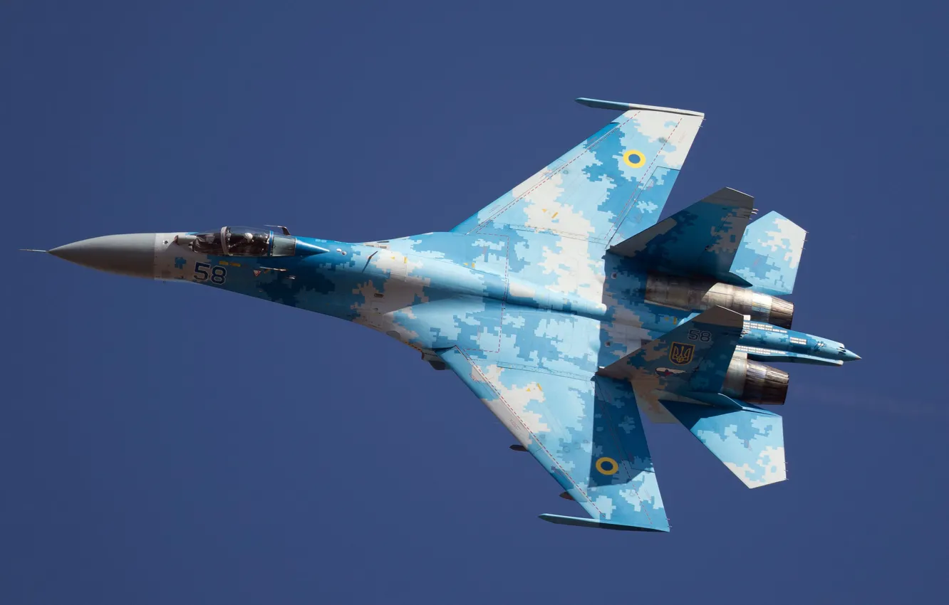 Photo wallpaper weapons, the plane, Ukraine SU-27
