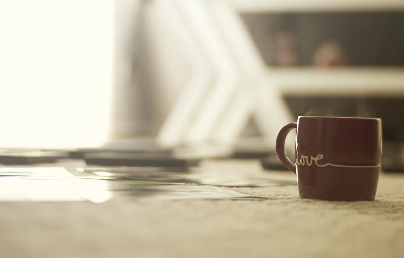 Photo wallpaper coffee, mug, love