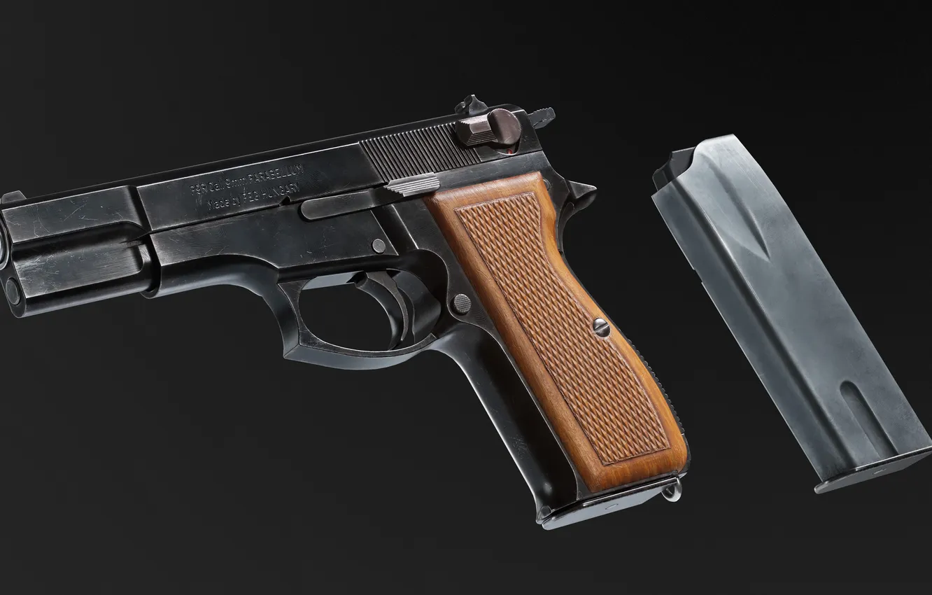 Photo wallpaper Hungary, Self-loading pistol, FEG P9RC