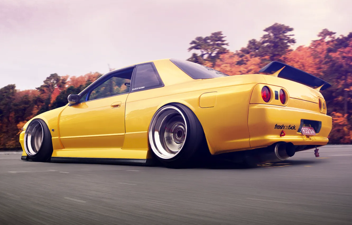 Photo wallpaper nissan, skyline, Nissan, r32, skyline