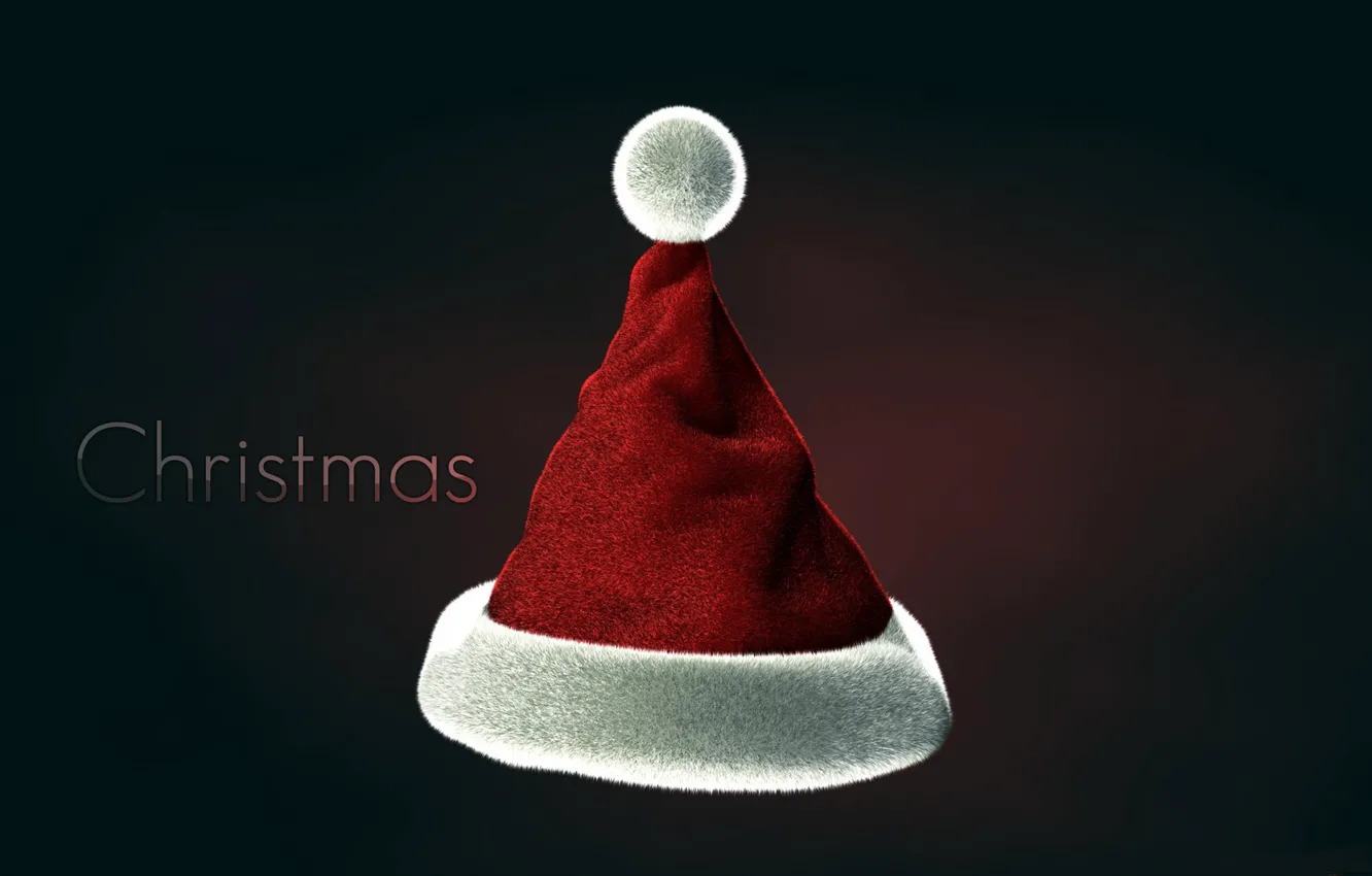 Photo wallpaper Wallpaper, hat, Christmas