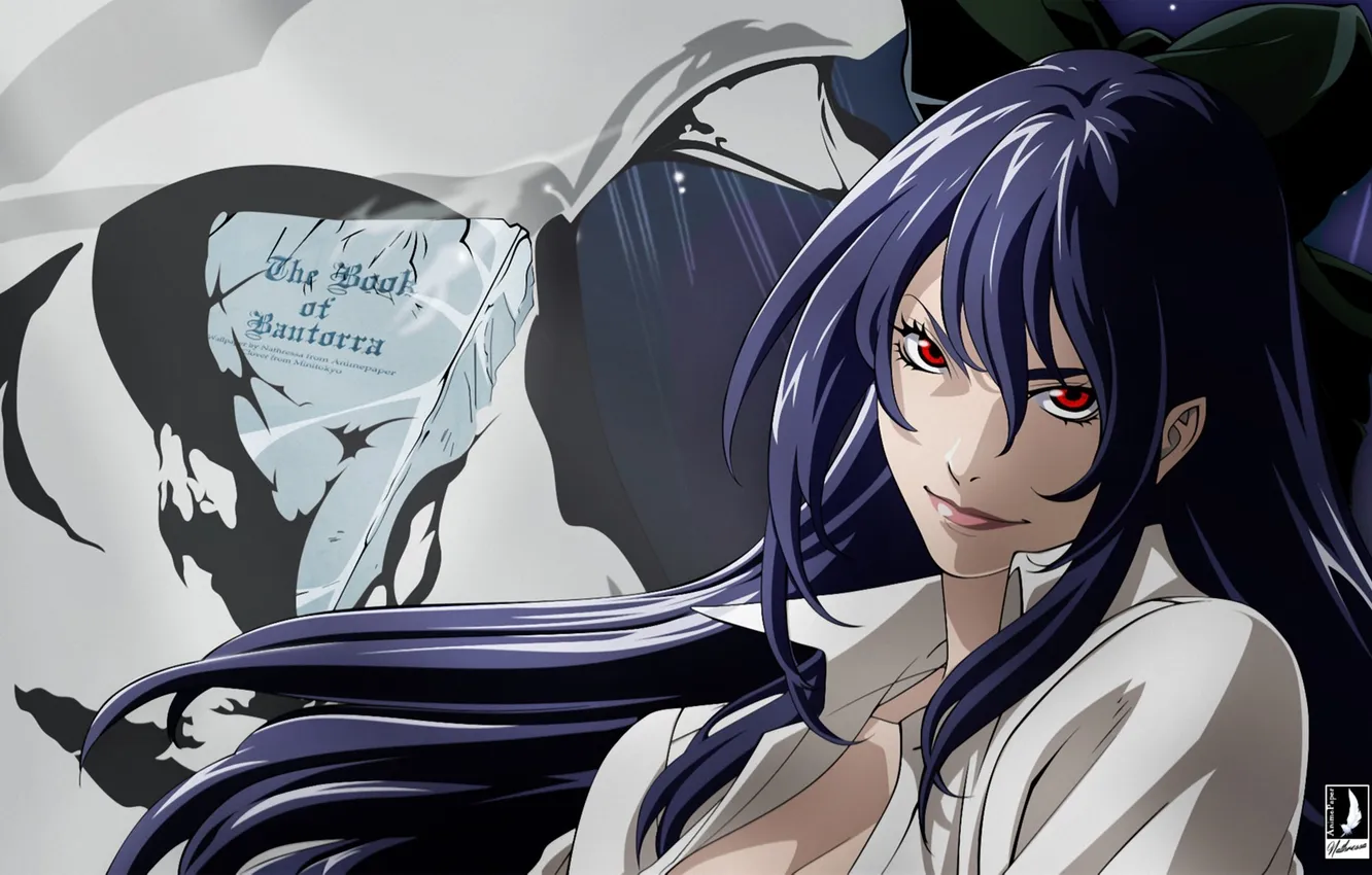 Photo wallpaper girl, art, book, shirt