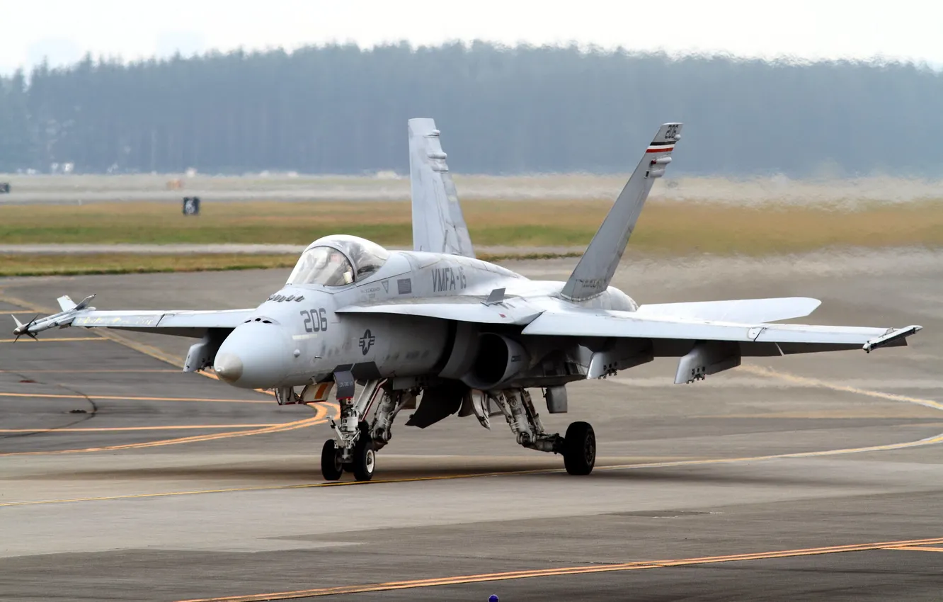 Photo wallpaper weapons, the plane, FA-18A