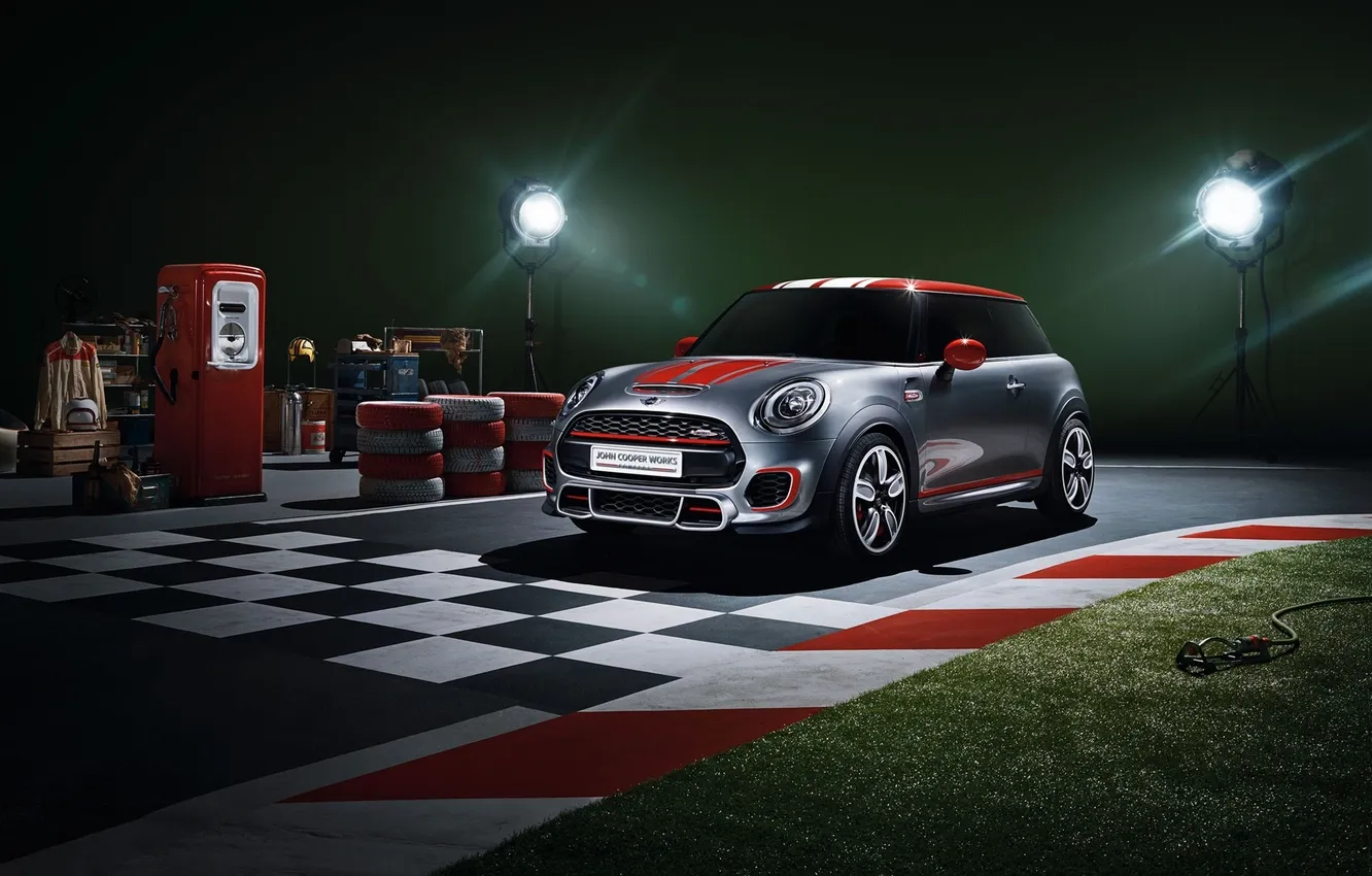 Photo wallpaper Concept, Mini, mini, the concept, twilight, the front, John Cooper Works