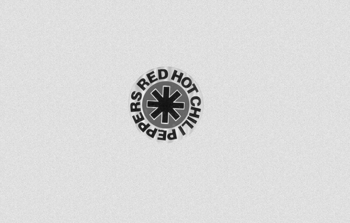 Photo wallpaper minimal, Music, symbol, Red Hot Chili Peppers, fun art