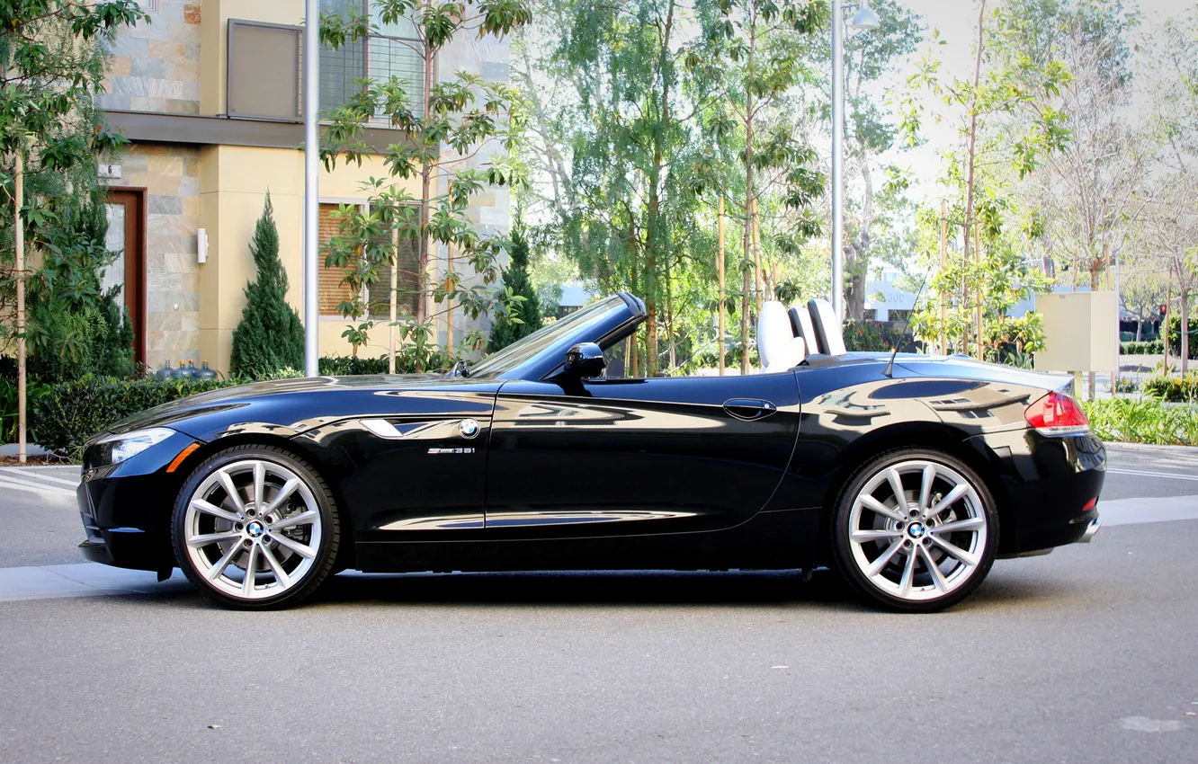 Photo wallpaper design, style, black, tuning, car, classic Roadster, BMW E89 Z4 sDrive35i, coupe convertible