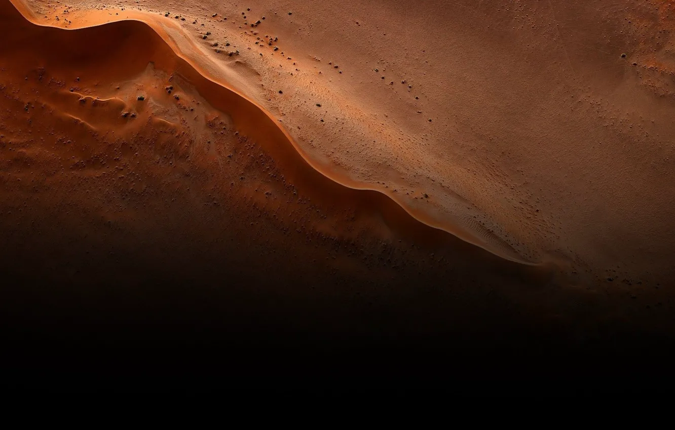 Photo wallpaper desert, dunes, dune