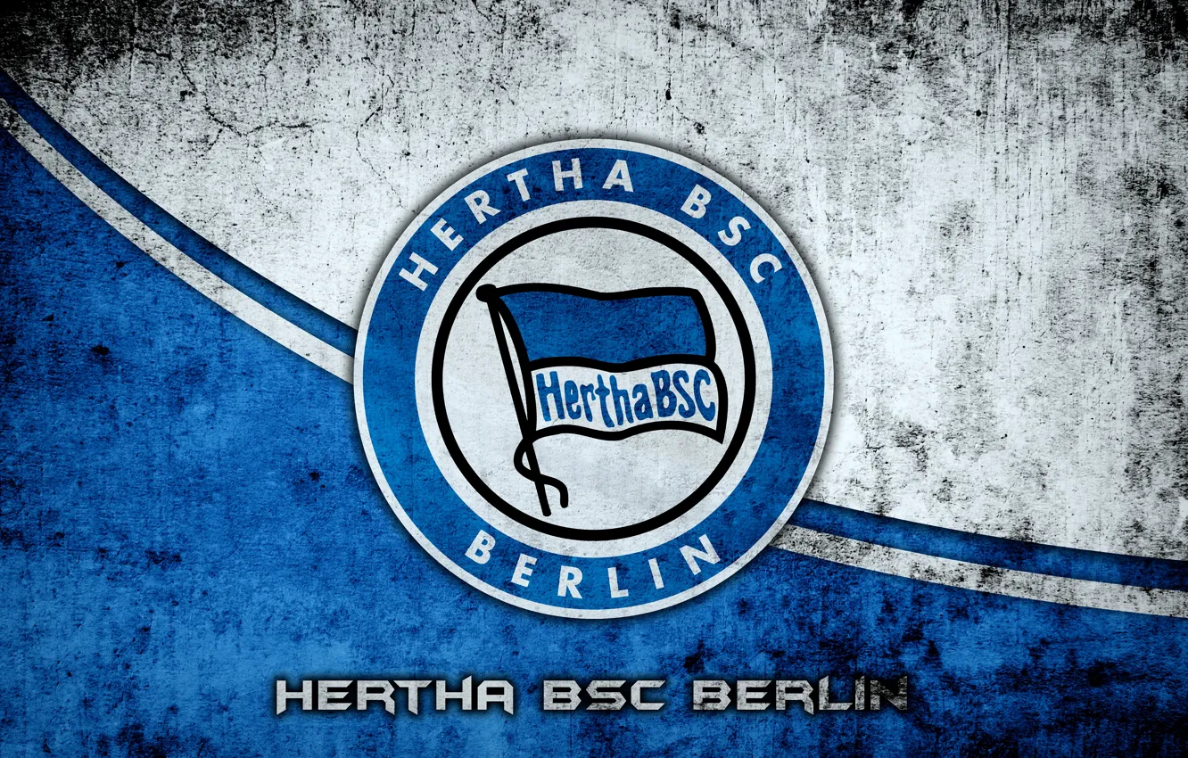 Photo wallpaper wallpaper, sport, logo, football, Hertha Berlin