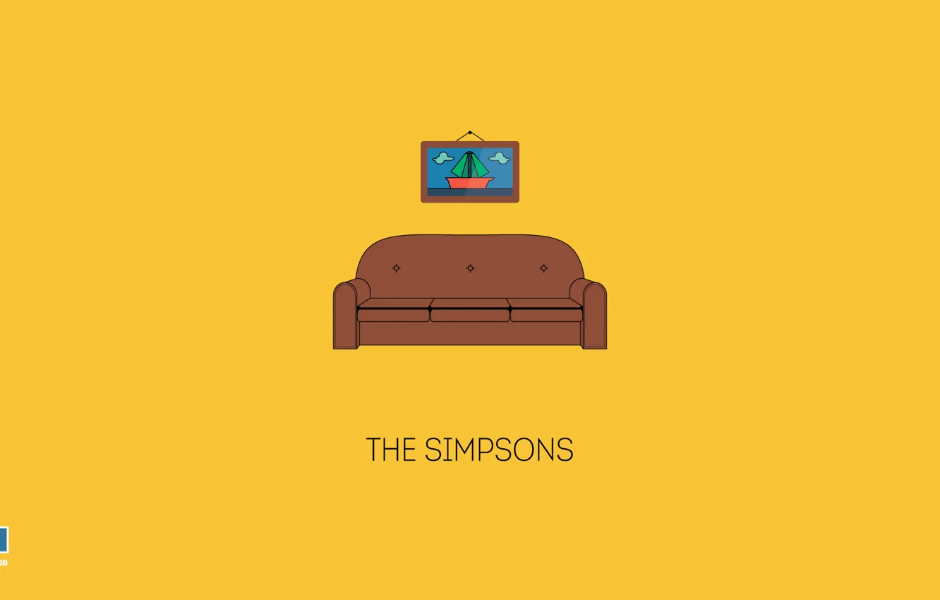 Photo wallpaper cartoon, The simpsons, Simpsons, The Simpsons