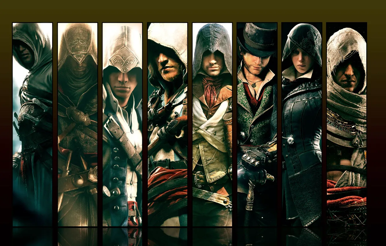 Photo wallpaper Heroes, Assassin's Creed, Assassins