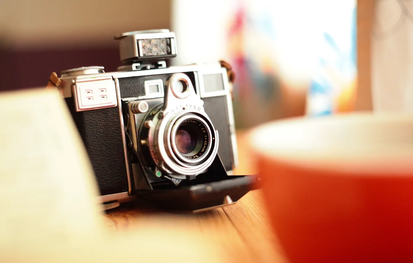 Photo wallpaper macro, background, camera