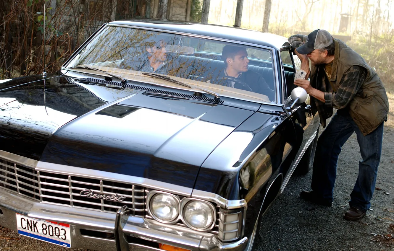 Photo wallpaper the series, Supernatural, Supernatural, Sam, Dean, Jared Padalecki, Jensen Ackles, Jim Beaver