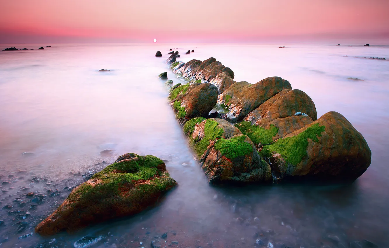 Photo wallpaper sea, excerpt, Spain, Barrika
