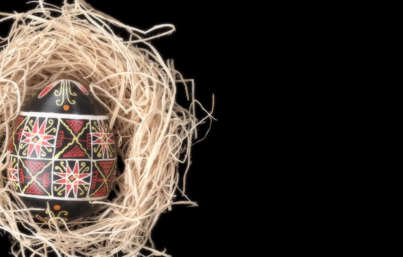 Photo wallpaper background, black, eggs, Easter, socket