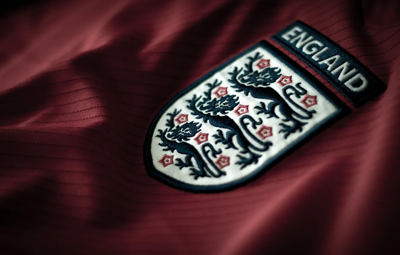 Photo wallpaper logo, football, England, t-shirt