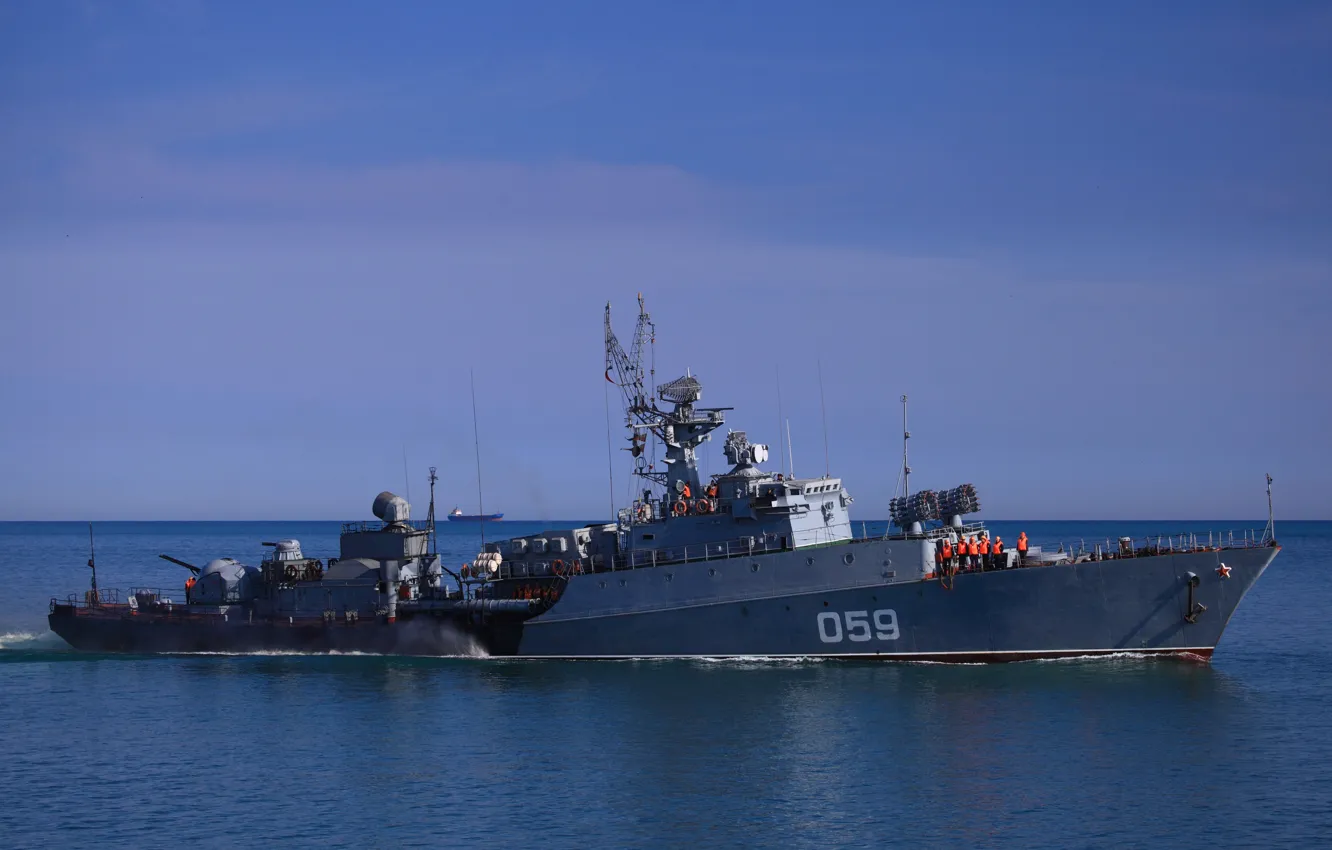 Photo wallpaper ship, anti-submarine, small, "Aleksandrovac"