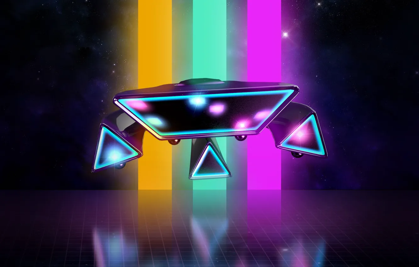 Photo wallpaper Background, Neon, 80's, Synth, Retrowave, Synthwave, New Retro Wave, Futuresynth