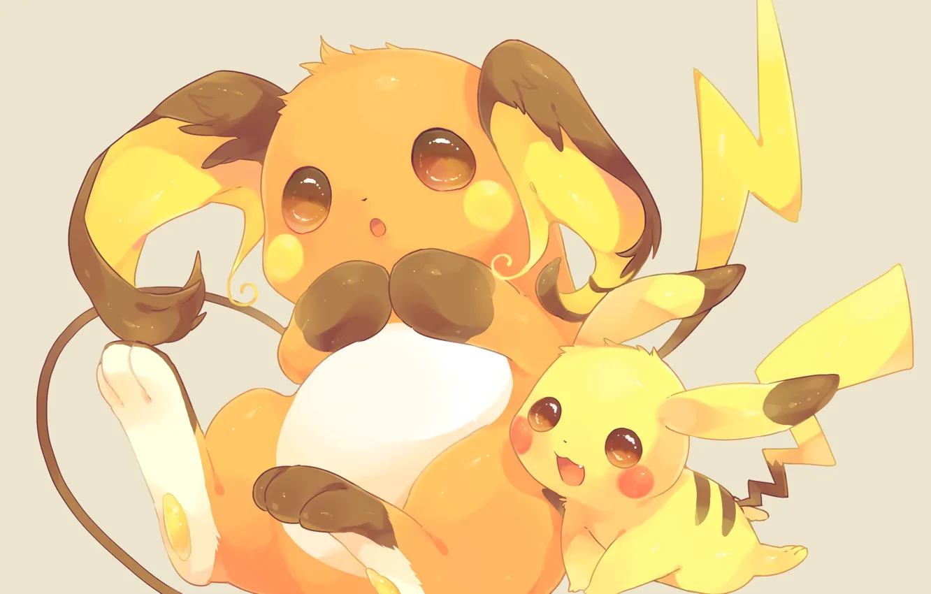 Photo wallpaper Pikachu, pokemon, the Rajcza