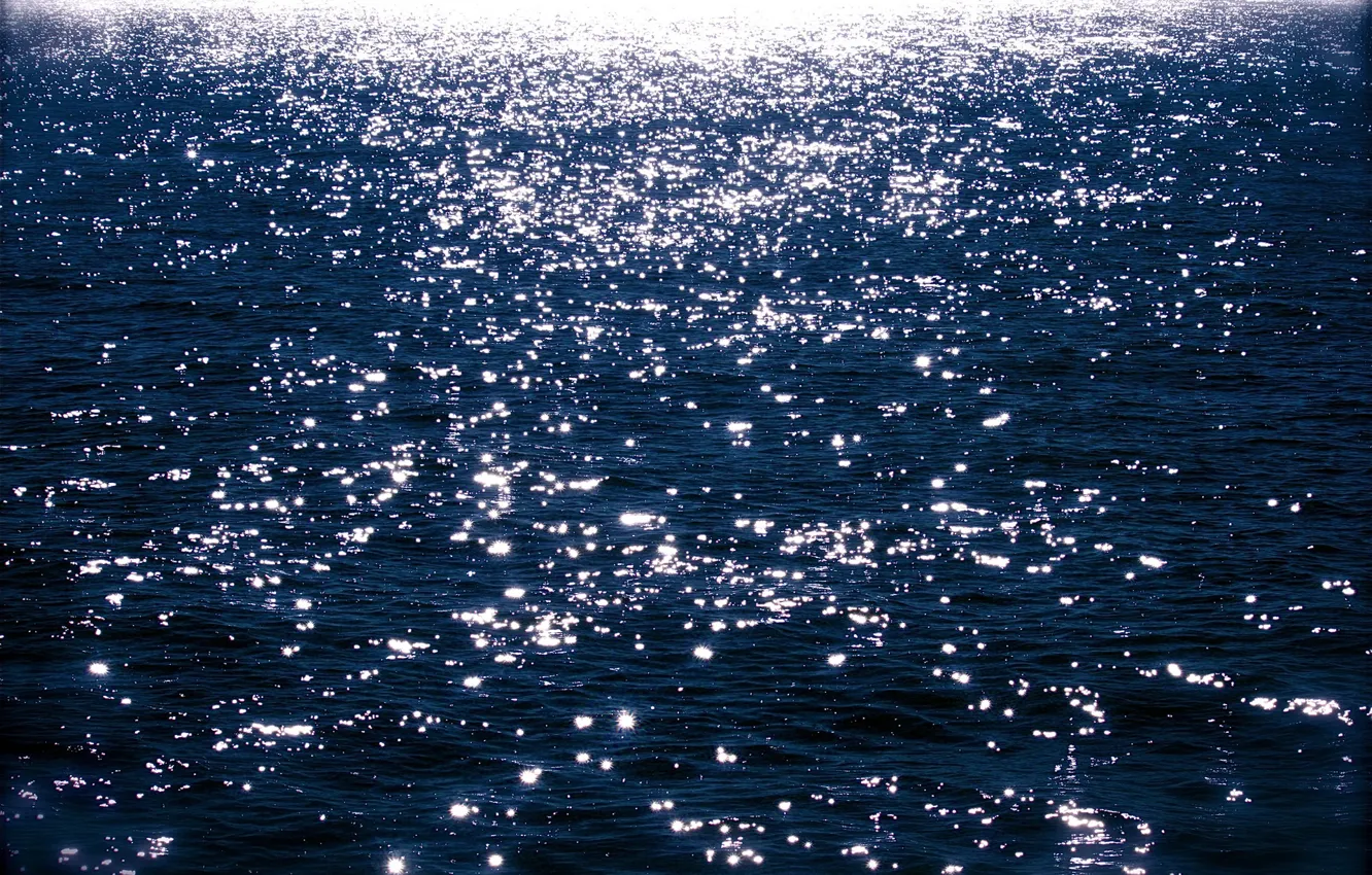 Photo wallpaper water, circle