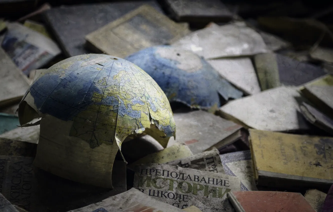 Photo wallpaper the wreckage, Chernobyl, Ukraine, Pripyat, Ukraine, Chernobyl, Pripyat, Broken World