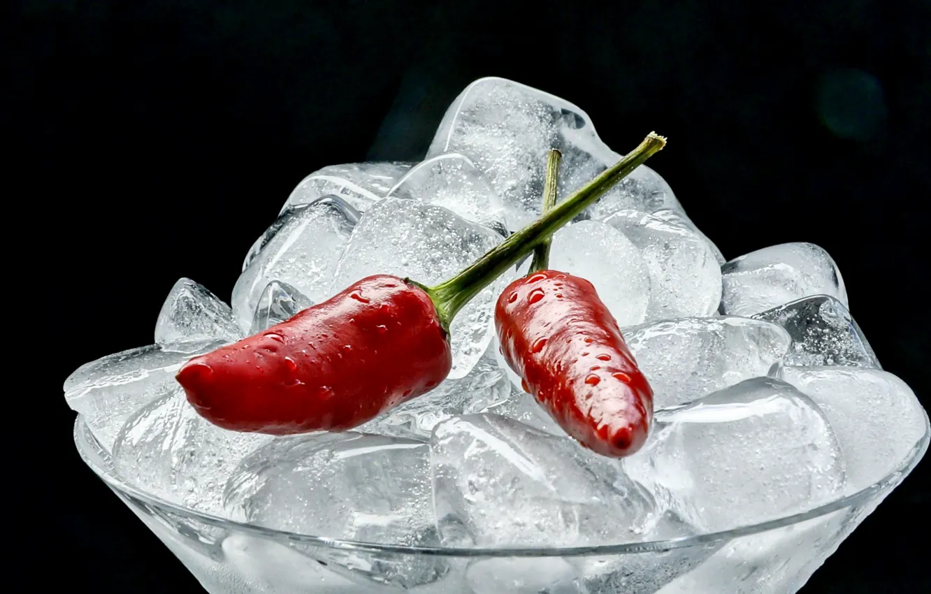 Photo wallpaper ice, pepper, Chile
