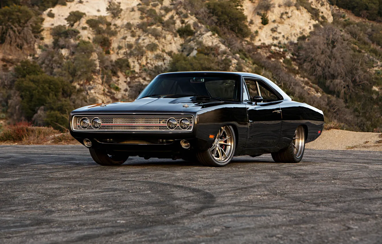 Photo wallpaper Muscle, Dodge, Charger, Custom, Tantrum