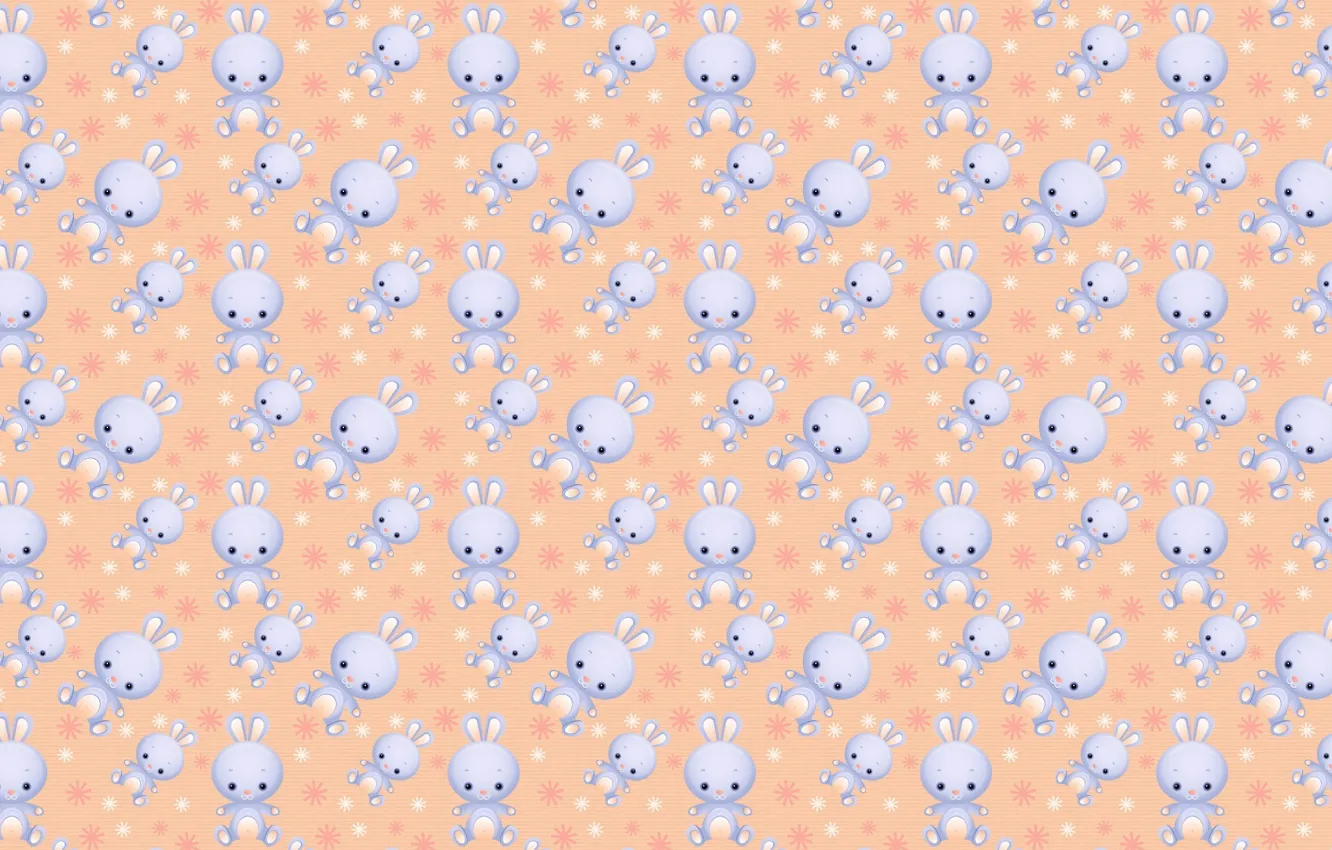 Photo wallpaper background, texture, art, Bunny, Bunny, children's