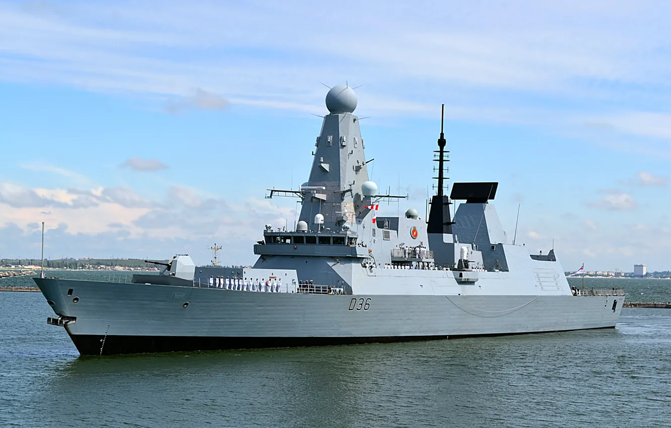 Photo wallpaper England, destroyer, HMS Defender