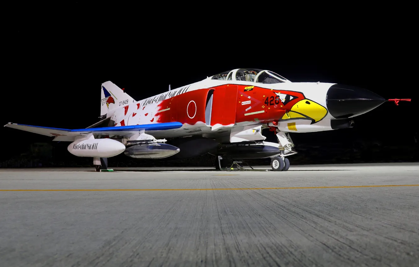 Photo wallpaper the evening, fighter, the airfield