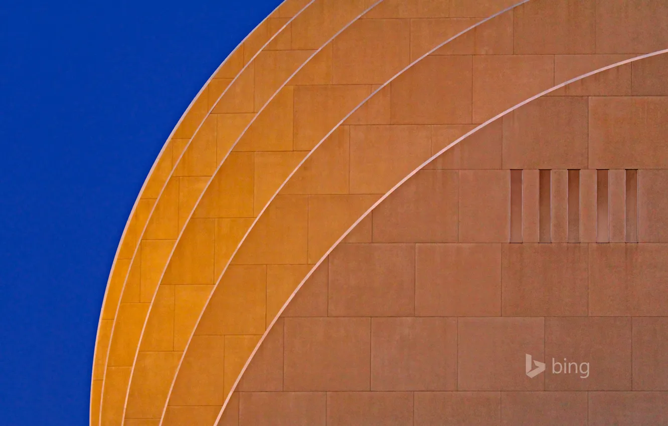 Photo wallpaper the sky, building, Missouri, USA, Kansas City, Kauffman Center for the Performing Arts