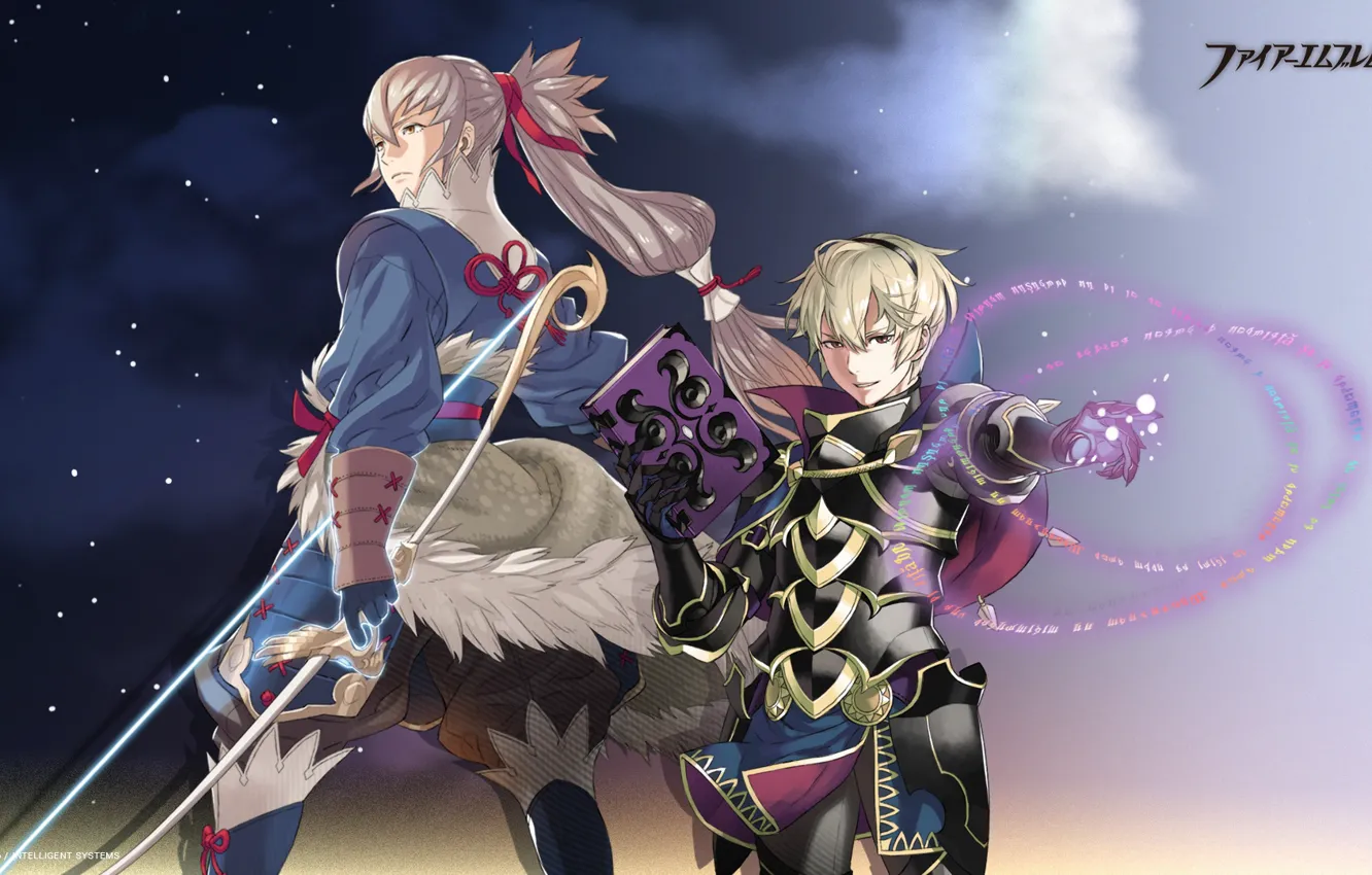 Photo wallpaper weapons, sword, anime, art, guy, Fire Emblem