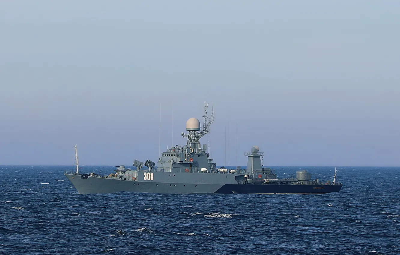 Photo wallpaper ship, Baltika, anti-submarine, small, the project 1131, Zelenodolsk