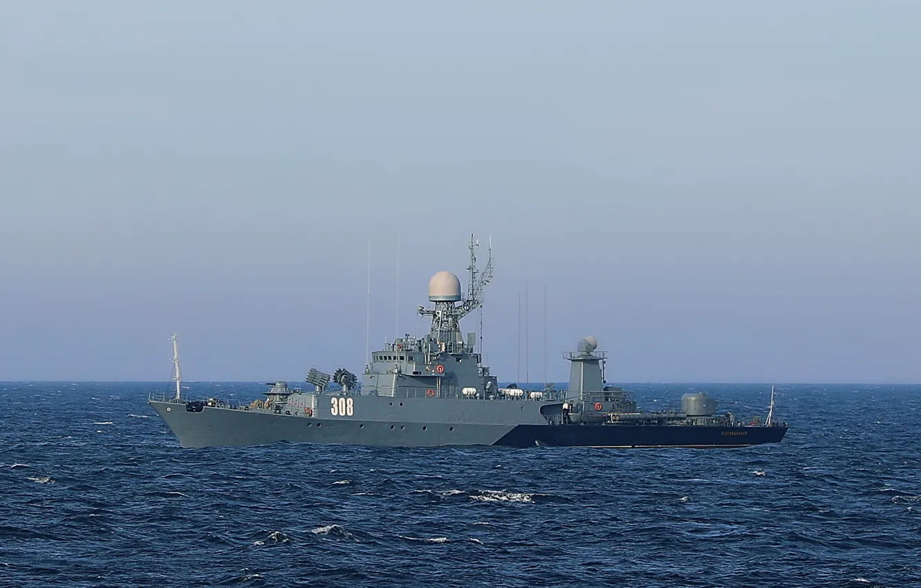 Photo wallpaper ship, Baltika, anti-submarine, small, the project 1131, Zelenodol'sk
