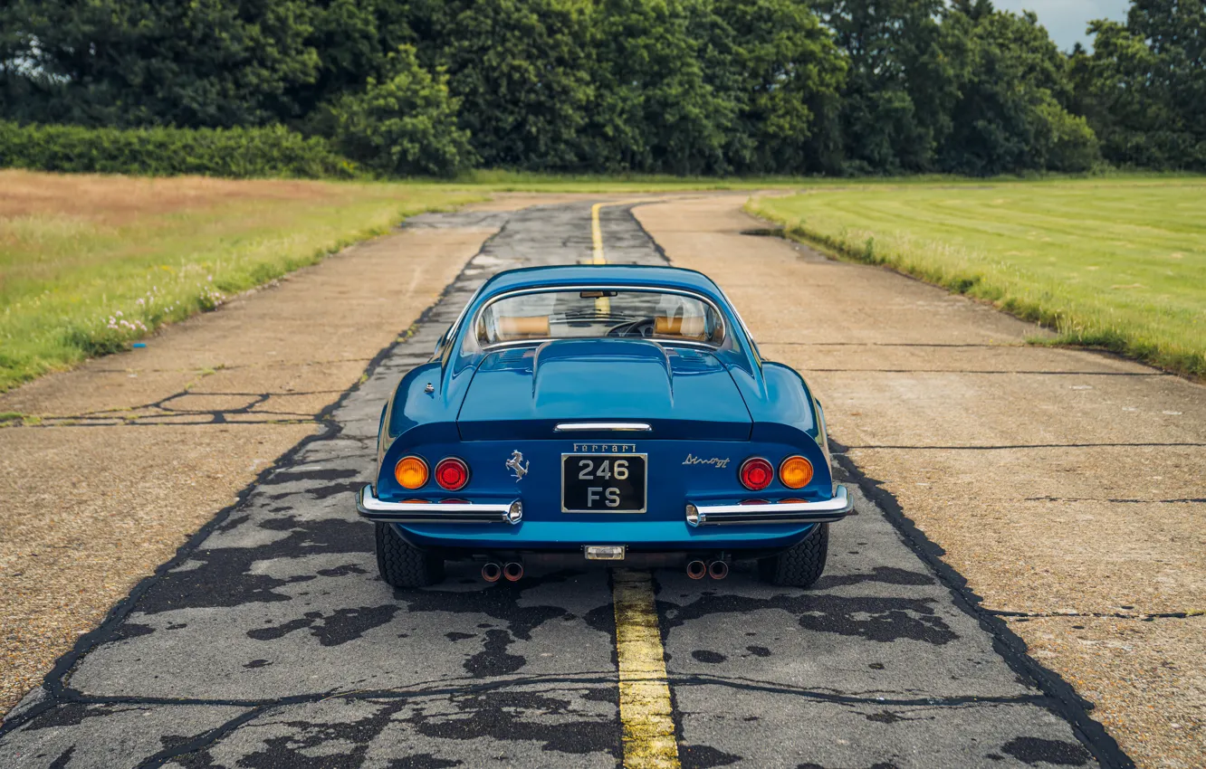 Photo wallpaper Ferrari, 1973, Dino, Ferrari Dino 246 GT