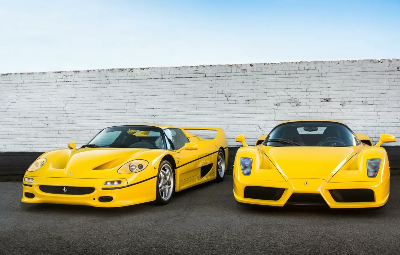 Photo wallpaper Enzo, Yellow, F50