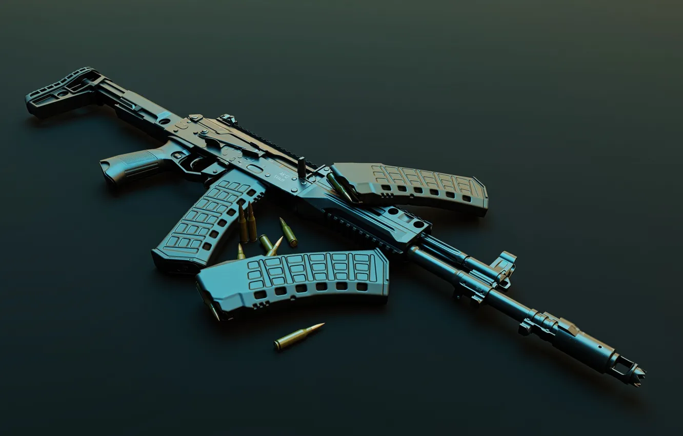 Photo wallpaper Kalashnikov, Russia, AK-12M