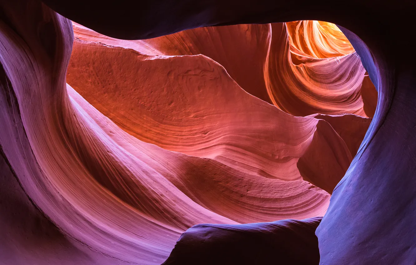 Photo wallpaper nature, rocks, canyon, cave, The Navajo Nation Park