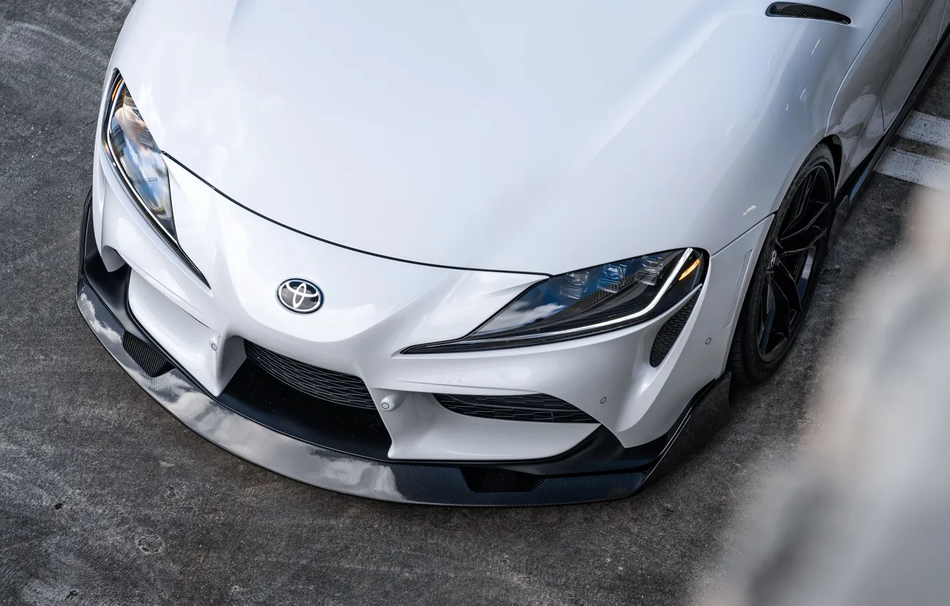 Photo wallpaper car, Toyota, Supra