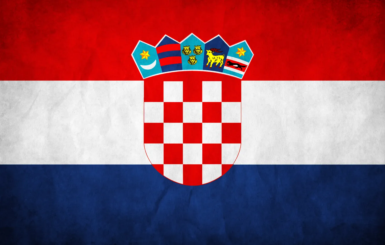 Photo wallpaper flag, Croatia, The Republic Of Croatia, The Republic Of Croatia