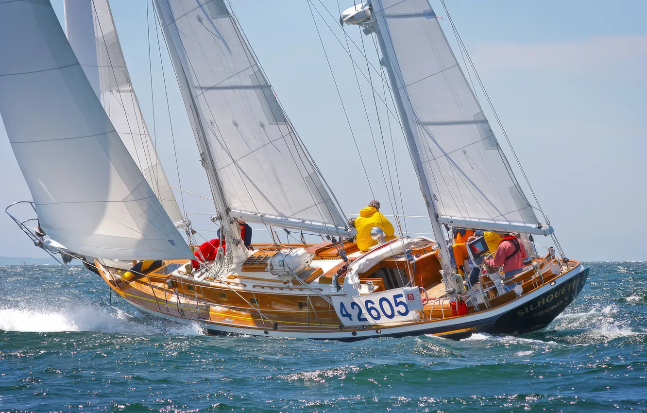 Photo wallpaper race, boat, speed