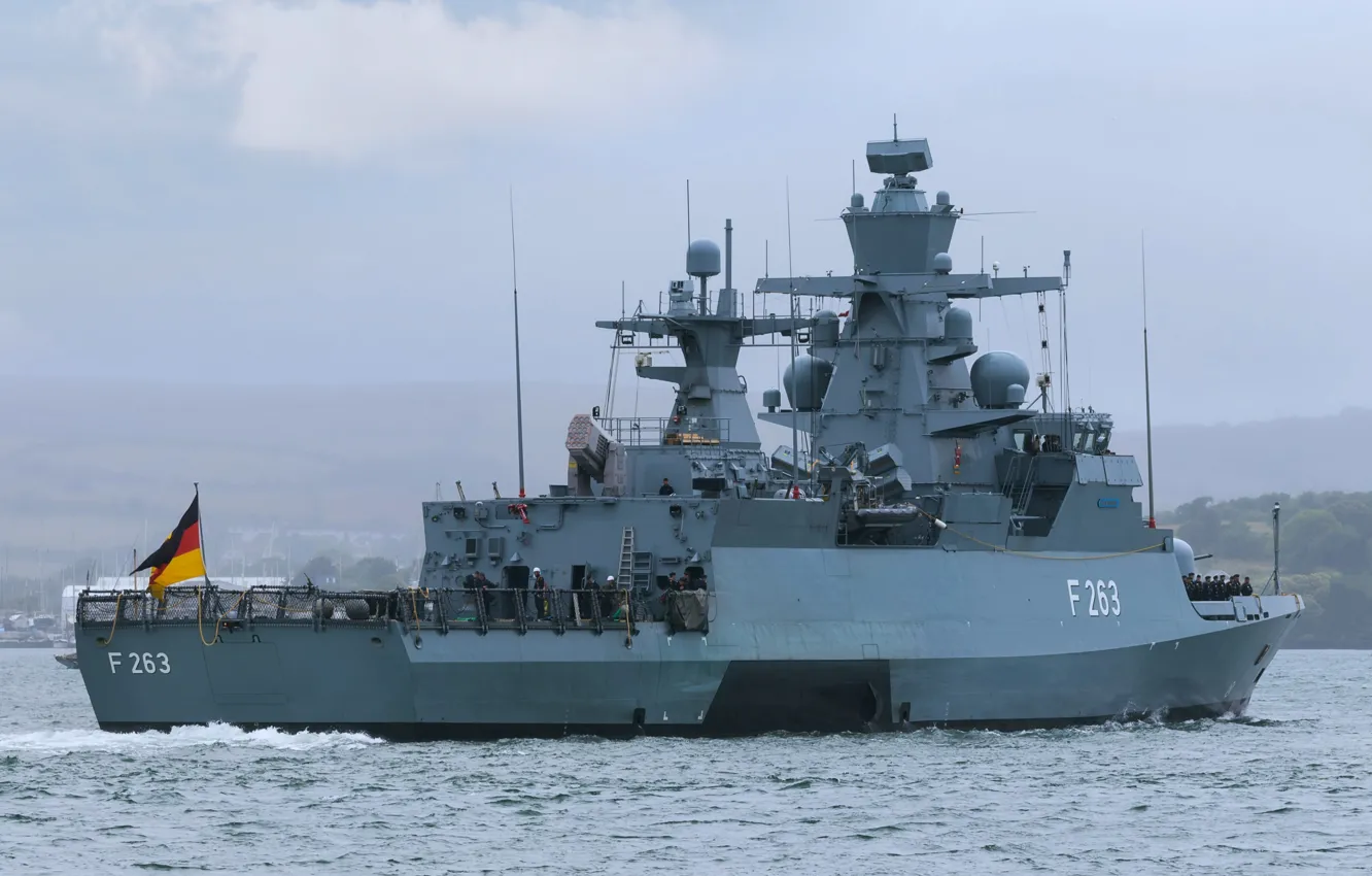 Wallpaper frigate, The German Navy, Oldenburg for mobile and desktop
