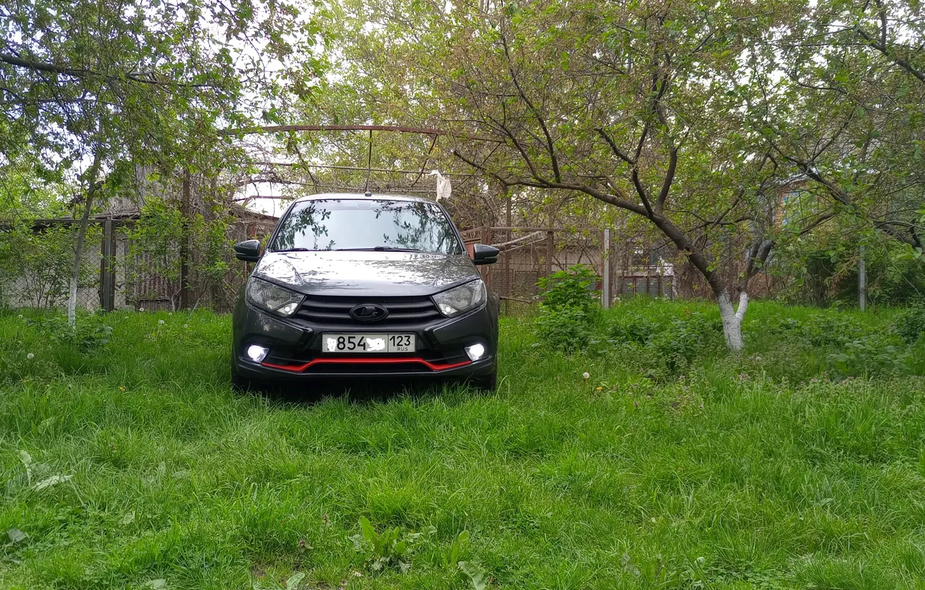 Photo wallpaper Lada, Lada, Grant, Granta FL, Liftback