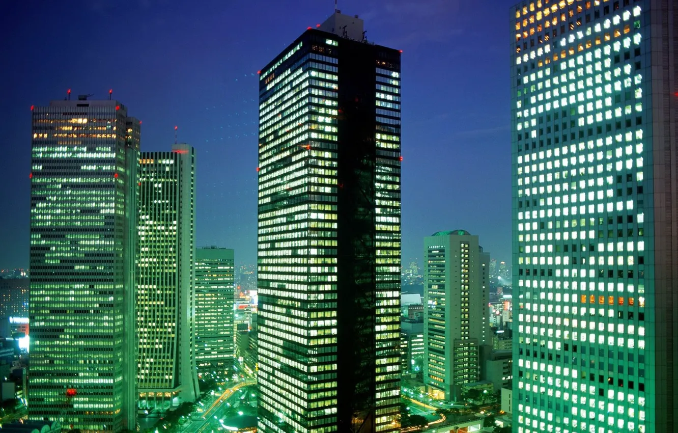 Photo wallpaper Japan, Tokyo, Tokyo, District, Japan, Shinjuku