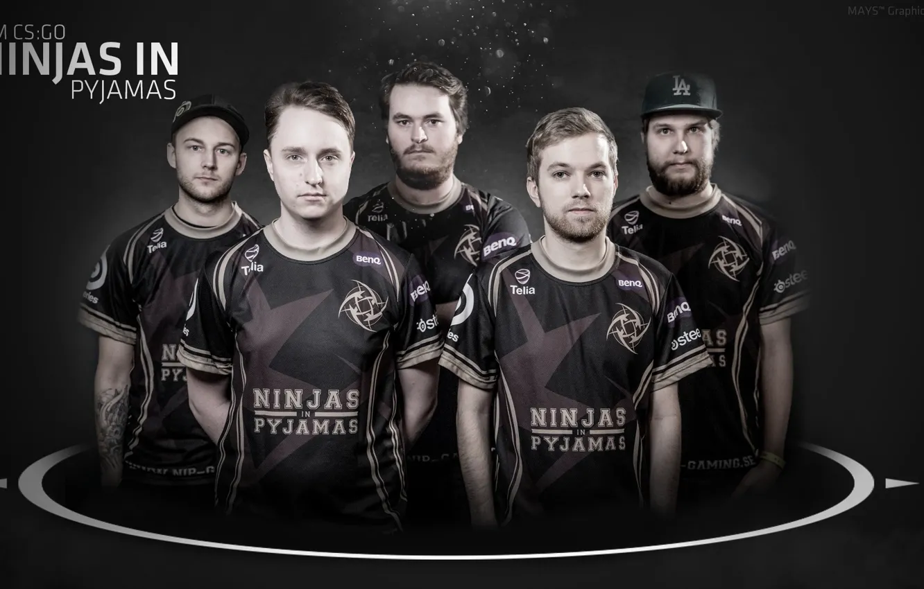 Photo wallpaper wallpaper, csgo, NiP, team csgo, maysdesign, ninjasin pajamas