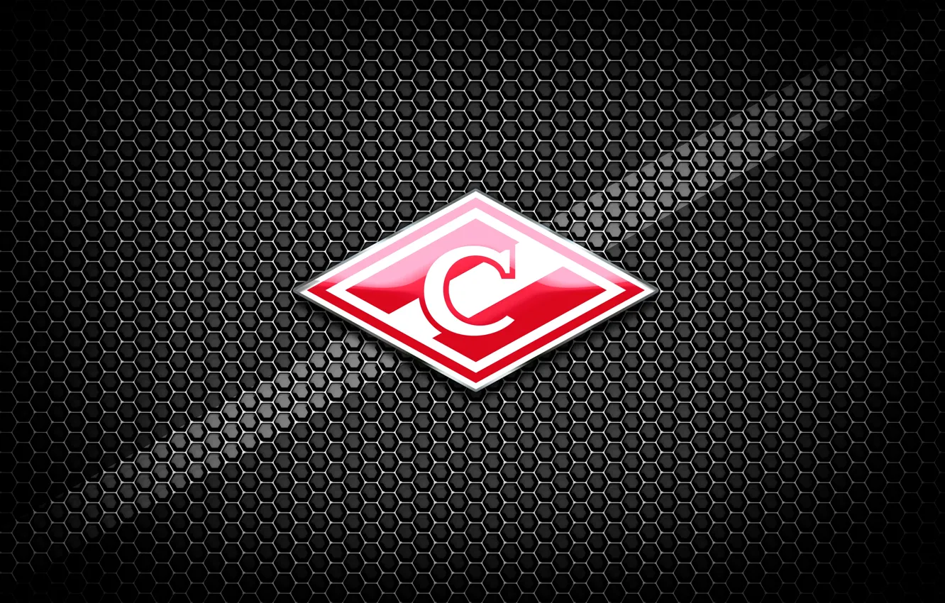 Photo wallpaper Red, Sport, Logo, Football, Background, Emblem, Russia, Club