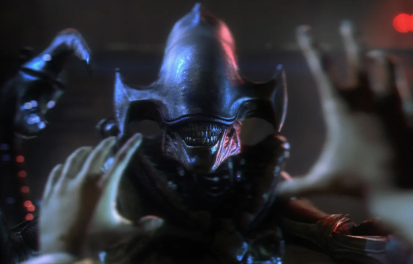 Photo wallpaper hands, alien, xenomorph, Alien: Isolation, Alien: Isolation