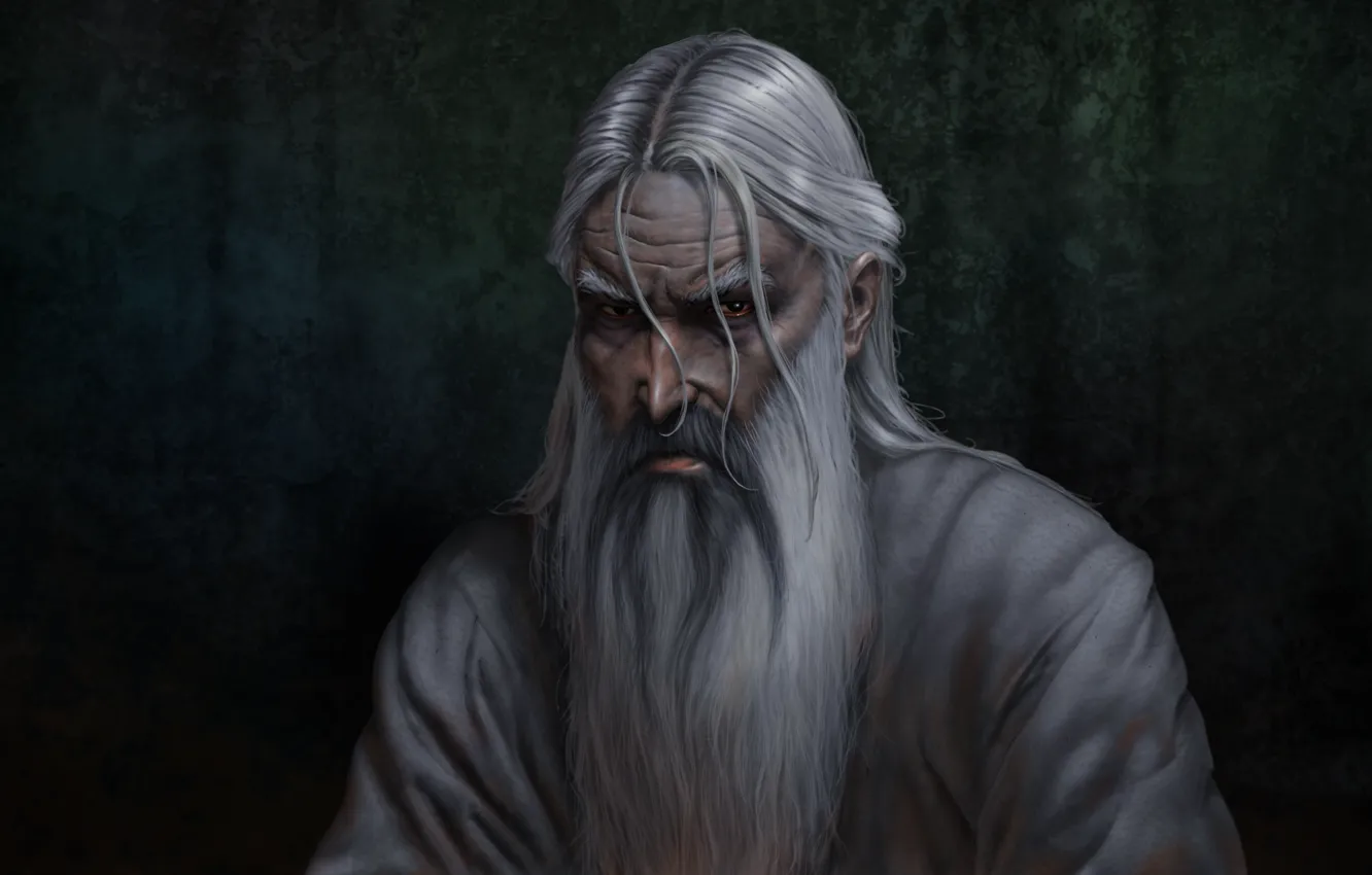 Photo wallpaper lord of the rings, mage, Saruman, Tolkien
